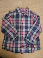 Bonpoint 經典質感英倫配色格紋長袖襯衫 (6A/120cm)