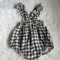 荷葉吊帶包屁衣