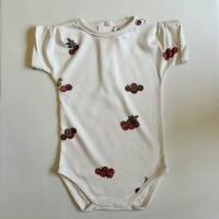 pima棉蕃茄包屁衣(Off white tomatoes)