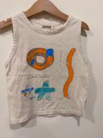 純棉黃色游泳圈背心