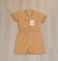 短袖針織連身褲