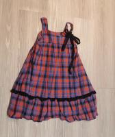 Caramel - PEONY DRESS - RED/BLUE TARTAN