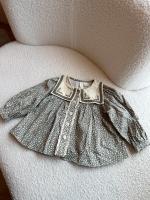 海軍領刺繡襯衫