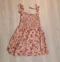 肩帶紐結碎花裙