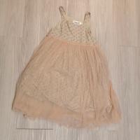 粉色小花蓬蓬裙洋裝