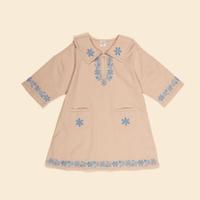Thalia Dress - Pink Beige
