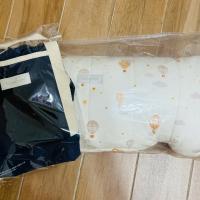 輕便型有機棉午睡墊(熱氣球圖案）+豪華型防水收納袋