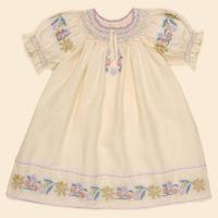 VERNA SMOCK DRESS - CREAM