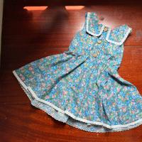 方領蕾絲滾邊洋裝 Square Collar Dress with Lace (Hedgerow Ramble)