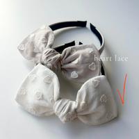 miiimetto / heart lace米白款