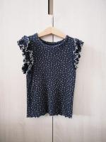 鬆餅格荷葉袖背心 Ruffle sleeve tops