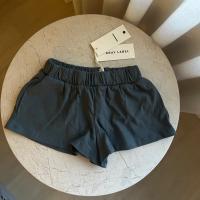 Elasticated Shorts-blue grey