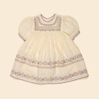 Patsy Ribbons Dress - Cream
