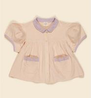 SS25 Mabel Blouse - Cazan Stripe刺繡條紋上衣