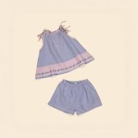 Emeline Short Set - Blue Lilac