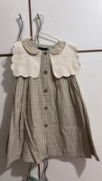 小詩獨家款- Dress Elysée - CHECK GREEN & CARAMEL