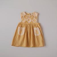 Bibi Panelled Pinafore - Honey 蜂蜜拼接圍裙洋