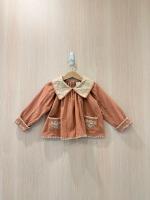 Apolina Myra Blouse,粉色刺繡上衣