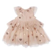 Yvonne Heart Dress Coeur Sequins /愛心亮片層次紗裙洋裝