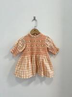 Handsmock Blouse in Pink Vichy