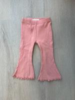Flare cotton pants F Pink