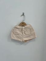Short poches fleurs rose pastel