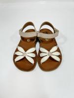 Pèpè Children Shoes-Giulia 白色花朵涼鞋