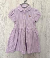 藕紫色經典牛津連身裙+小褲