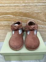 Babies T-bar Bow Pink