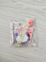 小女孩文具組合套裝 筆 尺 便條紙 橡皮擦