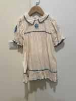 Dress Cream Scalloped Embroidery （CREME）