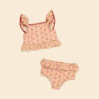 Allegra Two Piece Swimset - Midsummer Stripe Print Rose兩件式泳裝