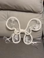 日本作家的刺繡蝴蝶翅膀