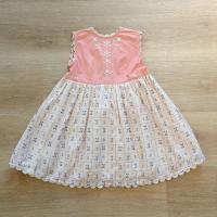 Lola Dress - Rosepanel Cream/Peony