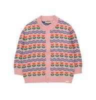 Tinycottons Flowers Mockneck Cardigan 羊毛開襟外套