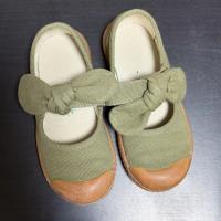 Golden Lane Green with Bow Latex Sole