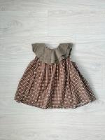 Nami dress - Chocolate quadri
