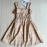 粉調格紋後釦無袖洋裝Camille Strap Dress(Sweet Checks)
