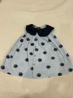 NAMI DRESS - LINEN NAVY/BLUE CANDY