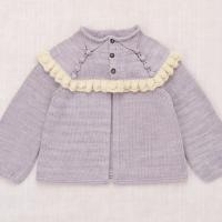 Ruffle Cardigan Mist