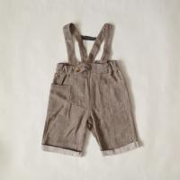 Brown D背帶褲