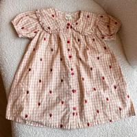 Dolly SS Dress Pink Berry Gingham