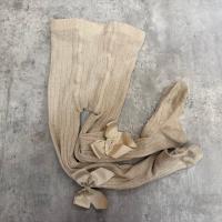 Bright tights with grosgrain bow Beige羅紋金蔥蝴蝶結褲襪