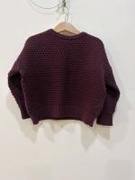 nixnut - Tur Knit Sweater -Bordeaux