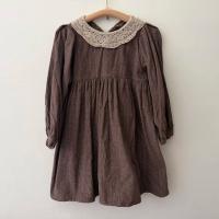 Coi Dress蕾絲領長袖洋裝