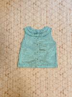 GIRLS EMERALD GRID TOP