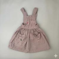 秋日刺繡棉麻吊帶裙