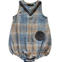 "Ludo" Baby tuta, Biscuit / Summer brown D