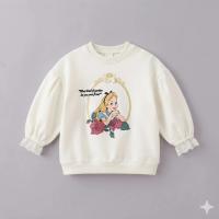 愛麗絲夢遊仙境刺繡蕾絲長袖衛衣