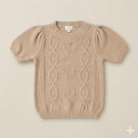 針織短袖上衣 VIVIENNE KNITTED TOP - MOUSE MARLE